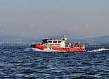 Das Feuerlöschboot im Übungseinsatz