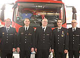 v.l.n.r. Sebastian Lanz, Thomas Hilebrand-Rist, Markus Schumacher, Hermann Schupp, Stefan Schmidt