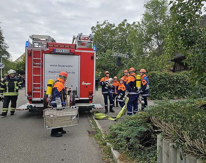 Aufbau der ersten Löschwasserleitungen