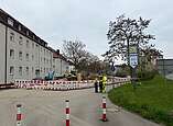 Zur Sicherheit wurde rund um den Fund abgesperrt.