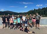 Die Jugendfeuerwehr Abt. Ailingen auf der Schwarzenbachtalsperre