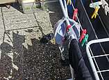 Der gelöschte Brand der Kleidung